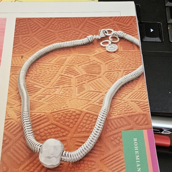 Silpada N2416 Sterling Silver Snake Chain CHIC Necklace - Picture 7 of 7